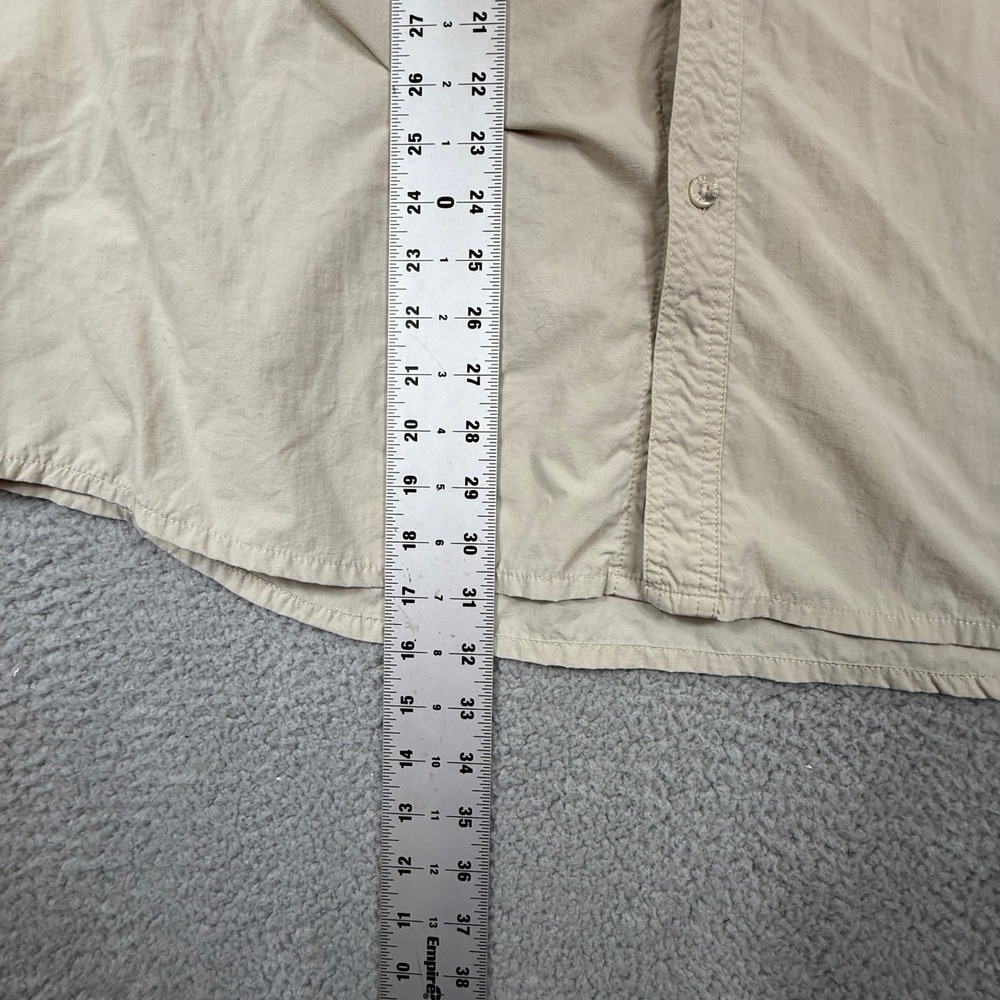 REI Co-op Sahara XXL Mens Beige Button Up Fishing Hiking Shirt UVP 30+ Nylon - Picture 5 of 10